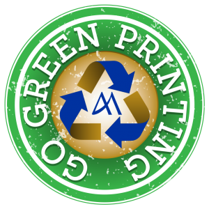 Environmentally friendly Go Green printing