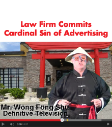 Law Firm Commits Cardinal Sin of Advertising